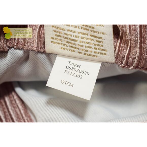 Threshold 50"x84" Blackout Corded Ribbed Rod Pocket Curtain Panel Rose Pink* - Picture 6 of 7